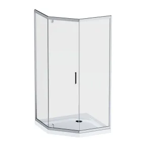 Душевое ограждение 5-corner Pivot 90x90 см, без поддона AM.PM W90UG-405-090MT Gem №6