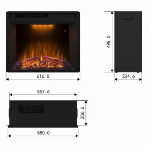 Електрокамін Royal Goodfire 23 LED №2
