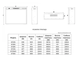 Електрокамін Royal Goodfire 33W LED №3