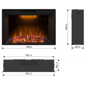 Електрокамін Royal Goodfire 36 LED №2