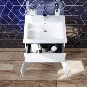 Тумба з раковиною, підвісна, 55 см AM.PM M85-FHX0553-WC0553WG38 X-Joy №3