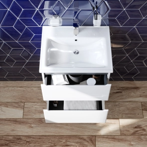 Тумба з раковиною, підвісна, 55 см AM.PM M85-FHX0552-WC0552WG38 X-Joy №3