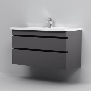 Тумба з раковиною, підвісна, 100 см AM.PM M93A-FHX01002-WC01002GM38 Hit №6