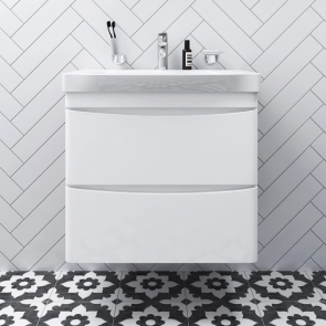Тумба з раковиною, підвісна, 65 см AM.PM M80-FHX0652-WC0652-38 Like №2