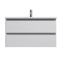 Тумба с раковиной, подвесная, 100 см, 2 ящика AM.PM M85-FHX1002-WC1002WG38 X-Joy