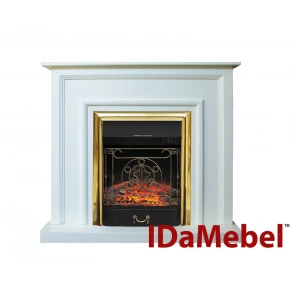 Каминокомплект IDaMebel Adele белый Majestic Brass №1