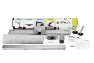 Трап підлоговий для душу Fala MADEIRA з нержавіючої сталі 30Х7Х5.2 см №12