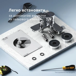 Змішувач для ванни та душу AM.PM F85A10000 X-Joy №6