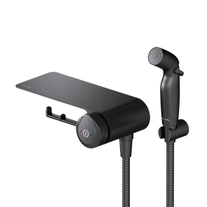 Змішувач TouchReel, що монтується в стіну з гігієнічним душем та полицею AM.PM F0H85A822 X-Joy №5