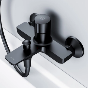 Змішувач для ванни та душу TouchReel, чорний AM.PM F85A10522 X-Joy №4