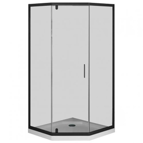 Душевое ограждение 5-corner Pivot 90x90 см, без поддона AM.PM W90UG-405-090BT Gem №1