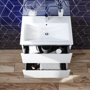 Тумба з раковиною, підвісна, 65 см AM.PM M85-FHX0652-WC0652WG38 X-Joy №3