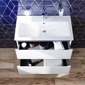 Тумба з раковиною, підвісна, 80 см AM.PM M85-FHX0802-WC0802WG38 X-Joy №3