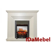 Камінокомплект IDaMebel Gloria Білий Fobos Black