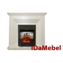Каминокомплект IDaMebel Gloria белый Majestic Black