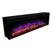 Электрокамин с обогревом Royal Vision 60 LOG Color N с дровами, звуком и цветной подсветкой
