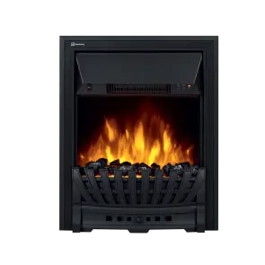 Електрокамін з обігрівом Electrolux EFP/P-1020LS з реалістичним ефектом полумʼя, зі звуком та натуральним вугіллям №2