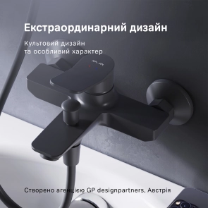 Смеситель Для ванны и душа, черный AM.PM F85A10022 X-Joy №3