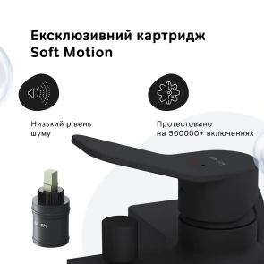 Смеситель Для ванны и душа, черный AM.PM F85A10022 X-Joy №4