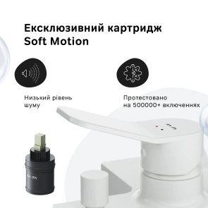 Смеситель Для ванны и душа, белый AM.PM F85A10033 X-Joy №4