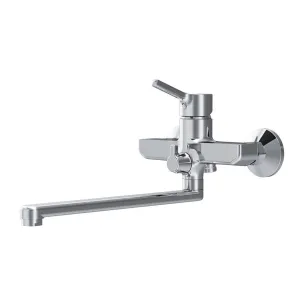 Змішувач для ванни та душу з довгим виливом AM.PM F85B90000 X-Joy S №1