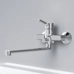 Змішувач для ванни та душу з довгим виливом AM.PM F85B90000 X-Joy S №6