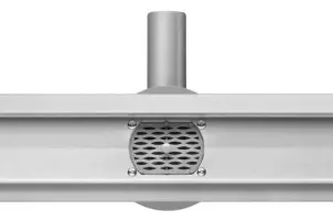Трап для душу з обертовим сифоном Fala Rotary з нержавіючої сталі 70Х4Х5 см №3