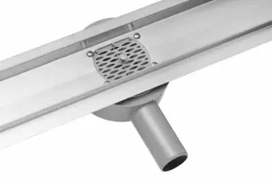 Трап для душу з обертовим сифоном Fala Rotary з нержавіючої сталі 70Х4Х5 см №5