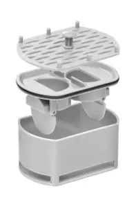 Трап для душу з обертовим сифоном Fala Rotary з нержавіючої сталі 90Х4Х5 см №4