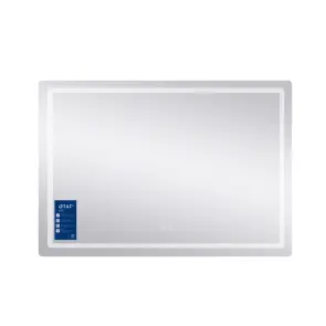 Дзеркало настінне Mideya (MI9) 1000х700 мм, прямокутне, з LED-підсвіткою Touch, антизапотіванням, димером, рег. яскравості Qtap №3