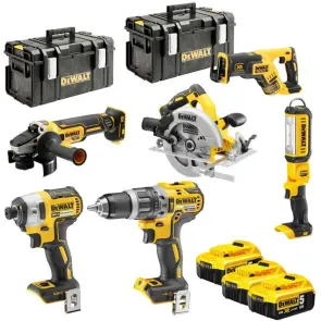 Набір з шести інструментів безщіткових DeWALT DCK623P3 №5