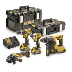 Набір з чотирьох інструментів безщіткових DeWALT DCK422P3 №1