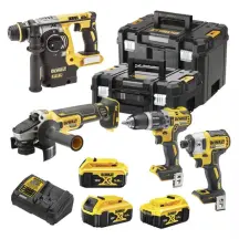Набор из четырёх инструментов бесщеточных DeWALT DCK422P3T
