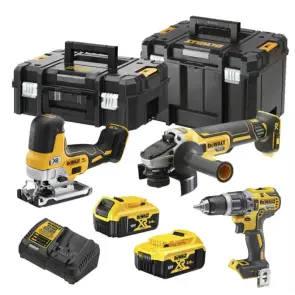 Набір з трьох інструментів безщіткових DeWALT DCK329P2T №1