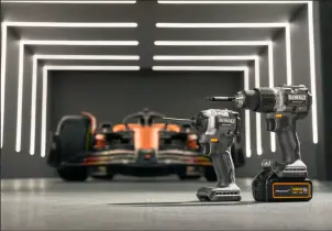 Набір з двох інструментів акумуляторних безщіткових McLaren F1 TEAM LIMITED EDITION DeWALT DCK200MP2T №12