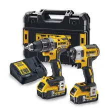 Набір з двох інструментів безщіткових DeWALT DCK268P2T