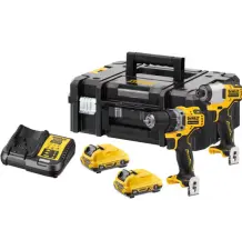 Набір з двох інструментів безщіткових DeWALT DCK2110L2T