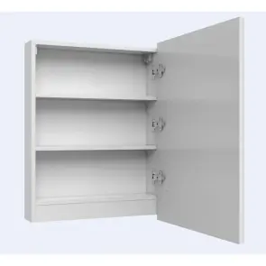 Зеркальный шкаф "Панорама" с LED фасадом 60п. №1