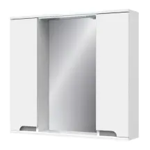 Шкаф зеркальный Verona 75х80х17 Белый