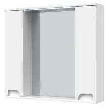 Шкаф зеркальный Verona 75х90х17 Белый