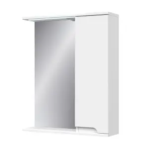 Шкаф зеркальный Verona 75х70х17 Белый №1