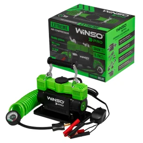 Компрессор автомобильный Winso Pro Extreme 12В, 10 Атм, 90 л/мин с зажимами АКБ 137000 №8