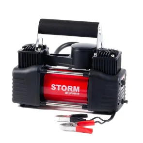Компрессор двухцилиндровый автомобильный Storm Bi-Power10 Атм 85 л/мин 360 Вт №1