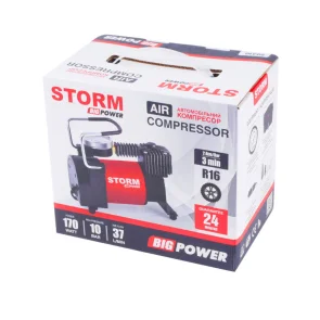 Компрессор автомобильный Storm Big Power 10 Атм 37 л/мин 170 Вт №5