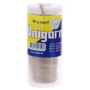 Льон сантехнічний Unipak Unigarn 80г. (котушка в контейнері) (UP0587) №1