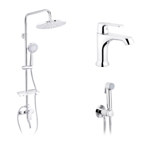 Набор 3 в 1 душова система Kroner Armada-C064K + змішувач Armada-C010 + змішувач Bidet-C082 №2