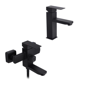 Набор смесителей Edelstahl Kubus-SCH010 + смеситель Edelstahl Kubus-SCH060 №1