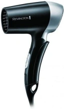 Фен Remington дорожній On The Go, 1400Вт, 2 режими, складна ручка, чорний