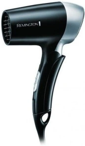 Фен Remington дорожній On The Go, 1400Вт, 2 режими, складна ручка, чорний №1