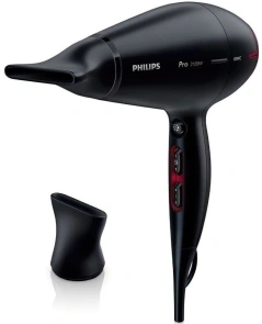 Фен Philips Professional, 2100Вт, 3 режима, ионизация, холл. обдув, черный №1
